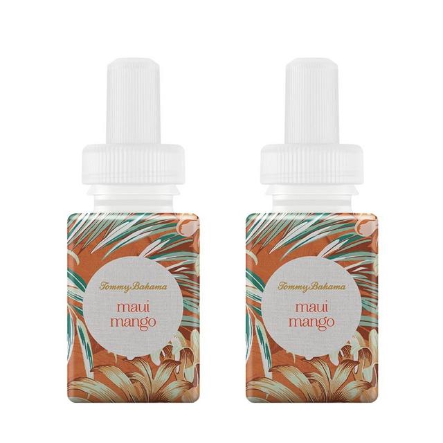 Pura and Tommy Bahama - Fragrance for Smart Home Air Diffusers - Room Freshener - Aromatherapy Scents for Bedrooms & Living Rooms - Odor Eliminator - 2 Pack - Maui Mango