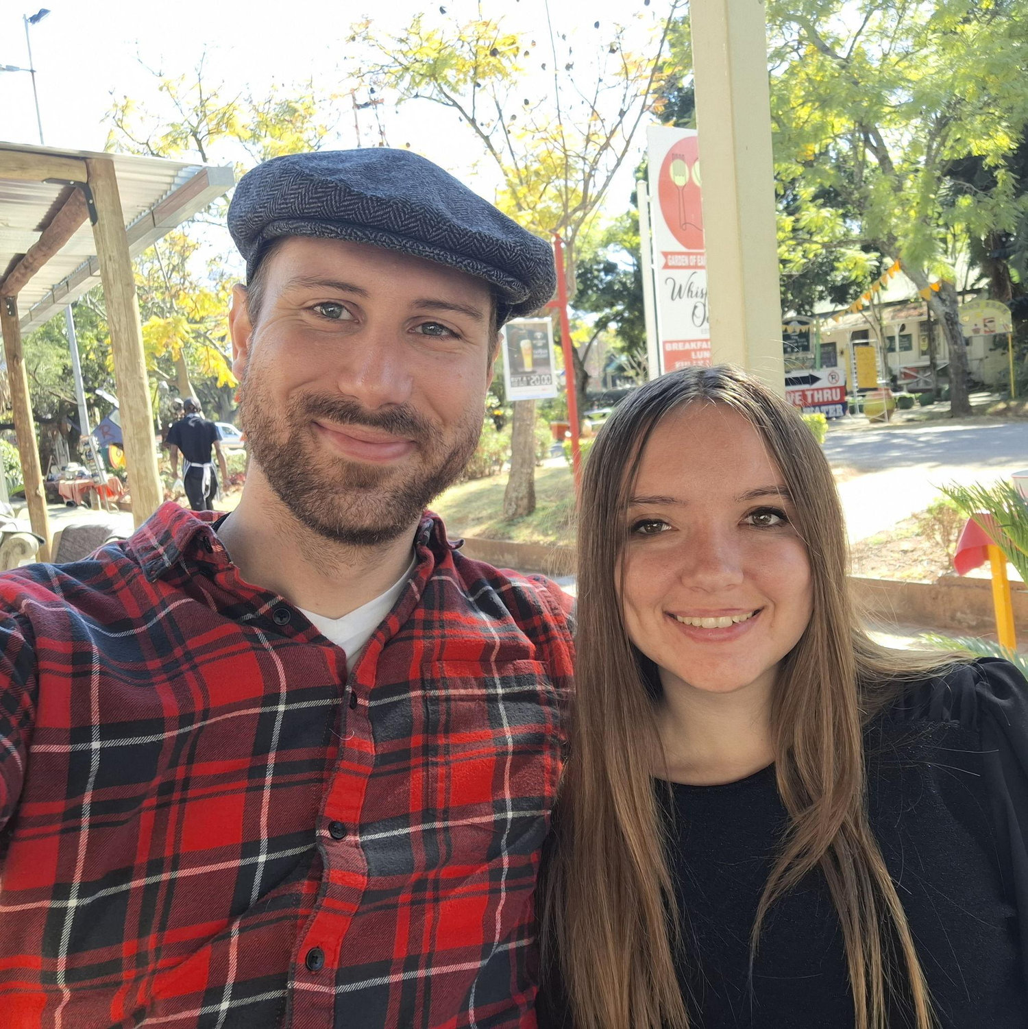 Lunch date after our mine tour.