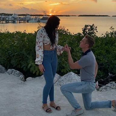 The engagement in the Florida Keys.