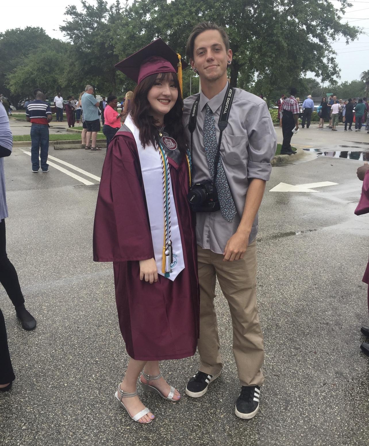 Christina’s high school graduation in 2018