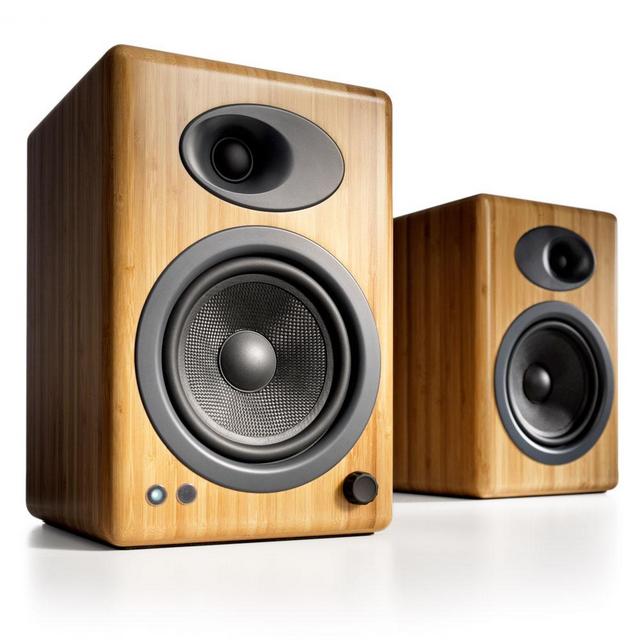 A5+ POWERED SPEAKERS (BAMBOO)