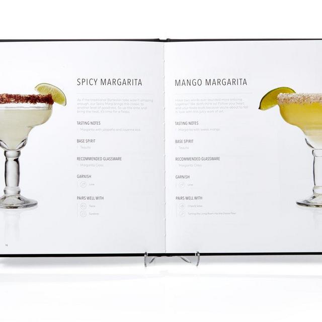 Leather Bound Cocktail Menu