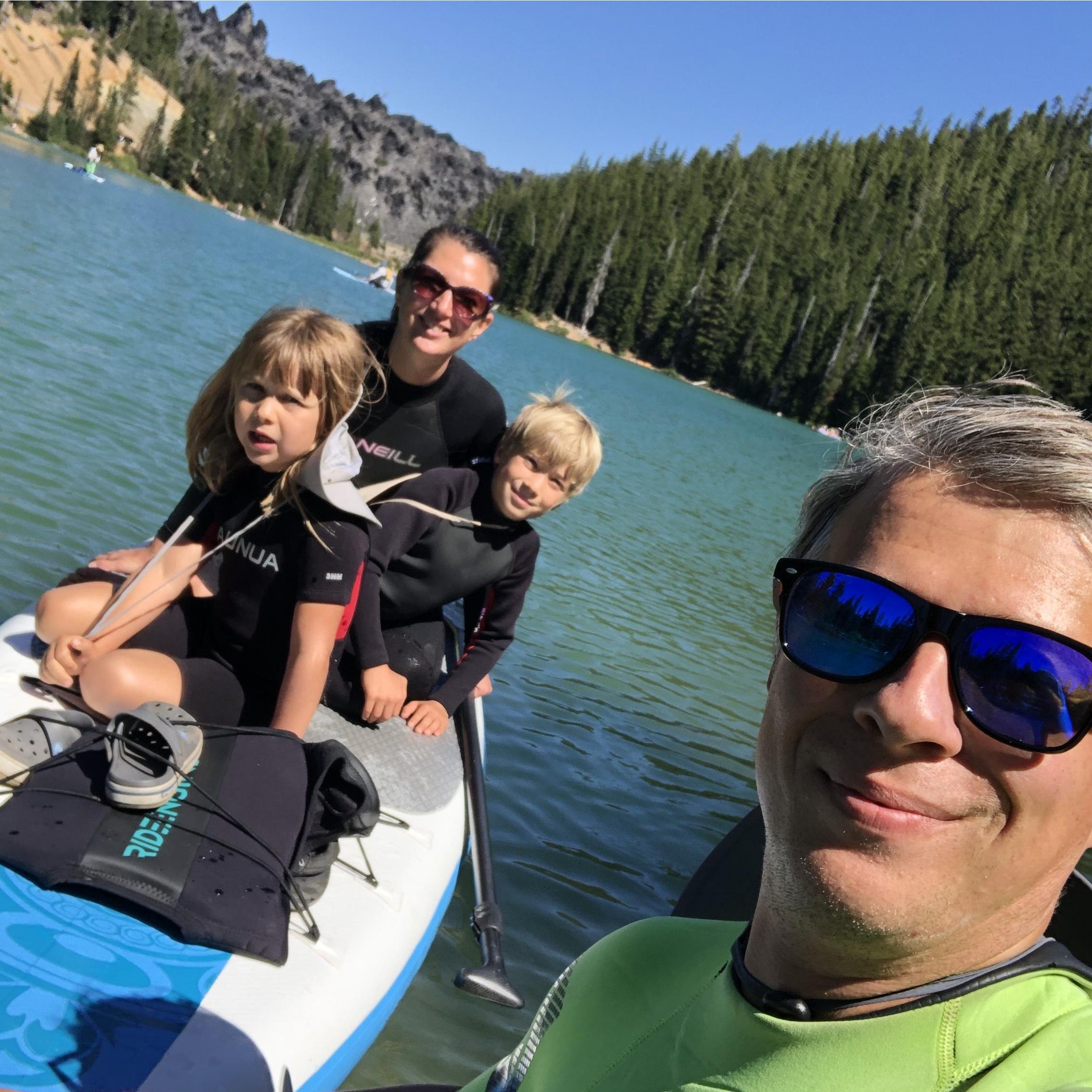 On the water in Oregon