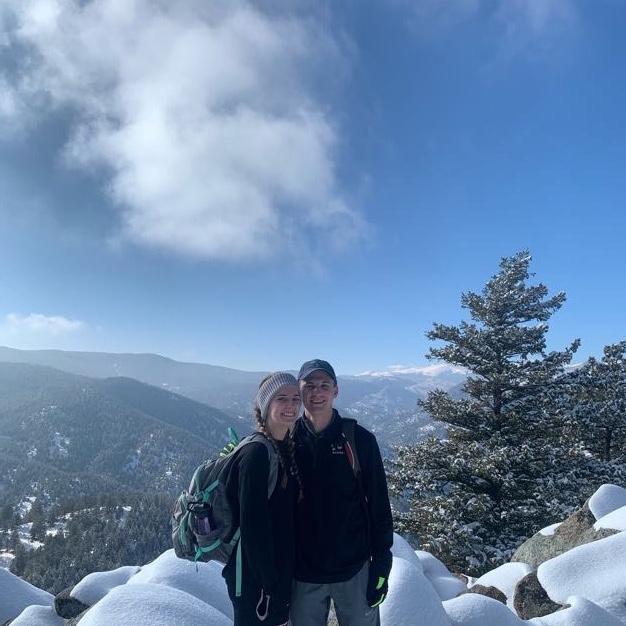 Jan 10th, 2021: Liz and Carson's first trip to Colorado together! Little did they know they would move here after graduation.