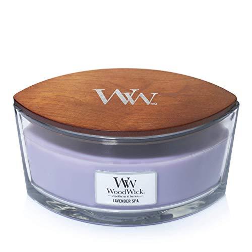WoodWick Lavender Spa HearthWick Candle, Purple