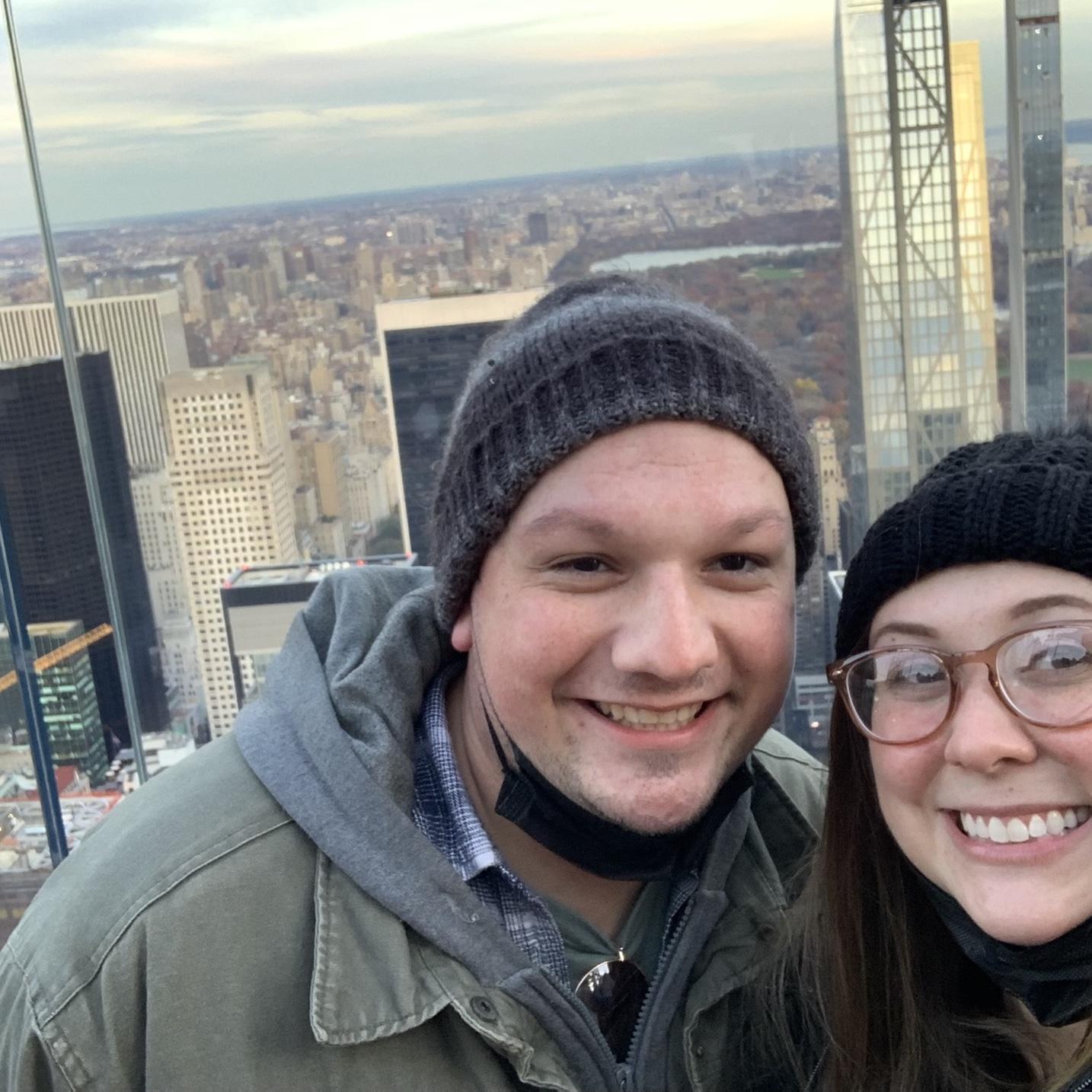 On top of Rockefeller Center