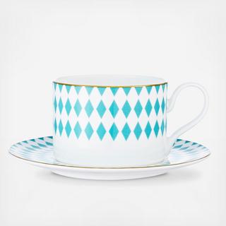 Grande Hutton Teacup & Saucer