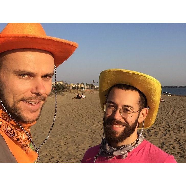 Cowboys on Crown beach