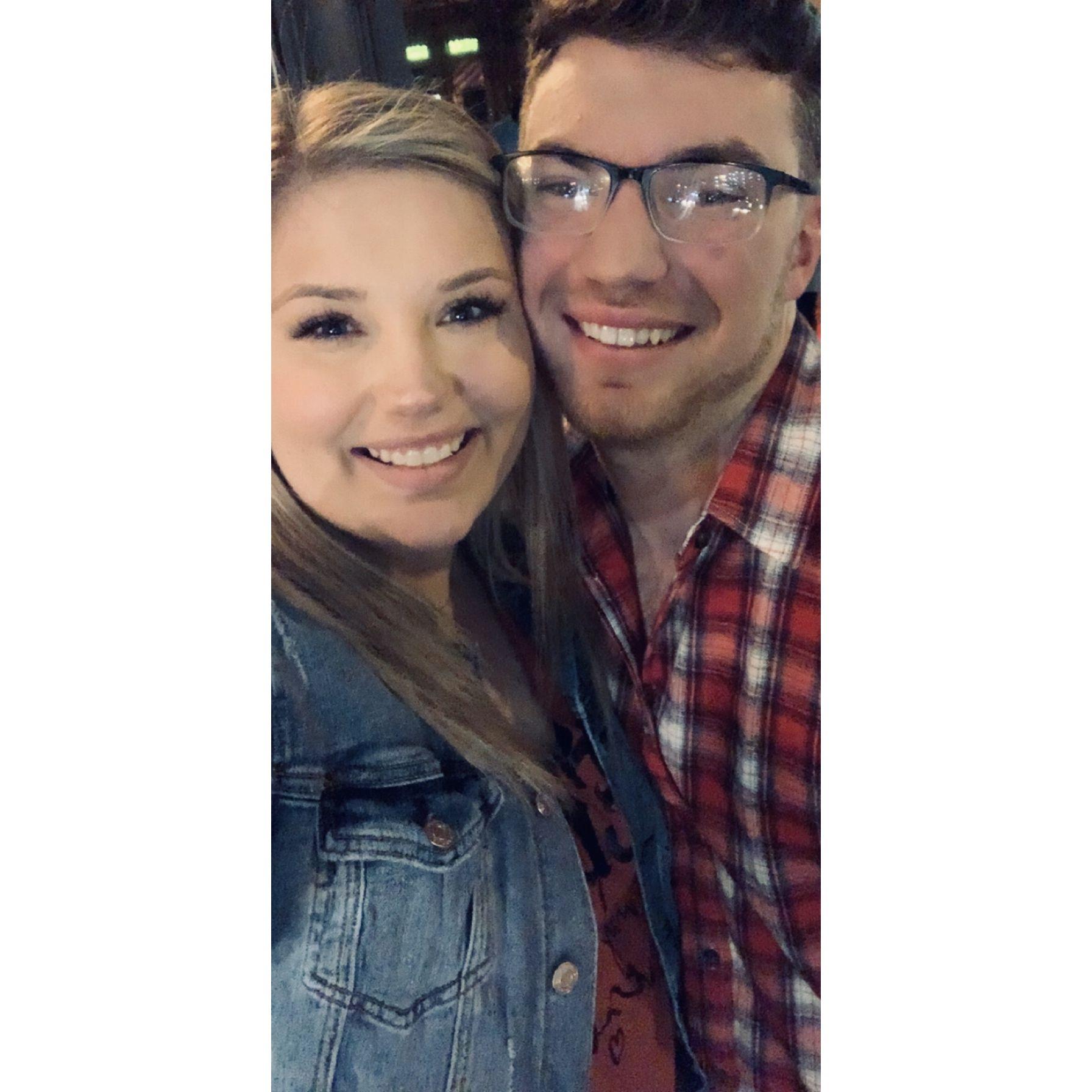 Luke Combs concert for Jamee's birthday just before COVID - 

2/15/20