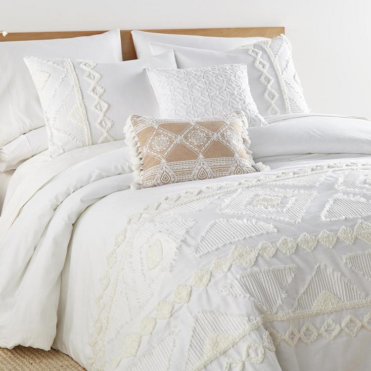 Levtex Home - Mills Waffle Adobe Duvet Cover Set - King Duvet Cover + Two  King Pillow Cases - Adobe Waffle Weave - Duvet Cover (106 x 94in.) and