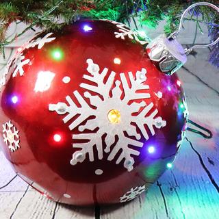 Oversized Jeweled Ball Ornament