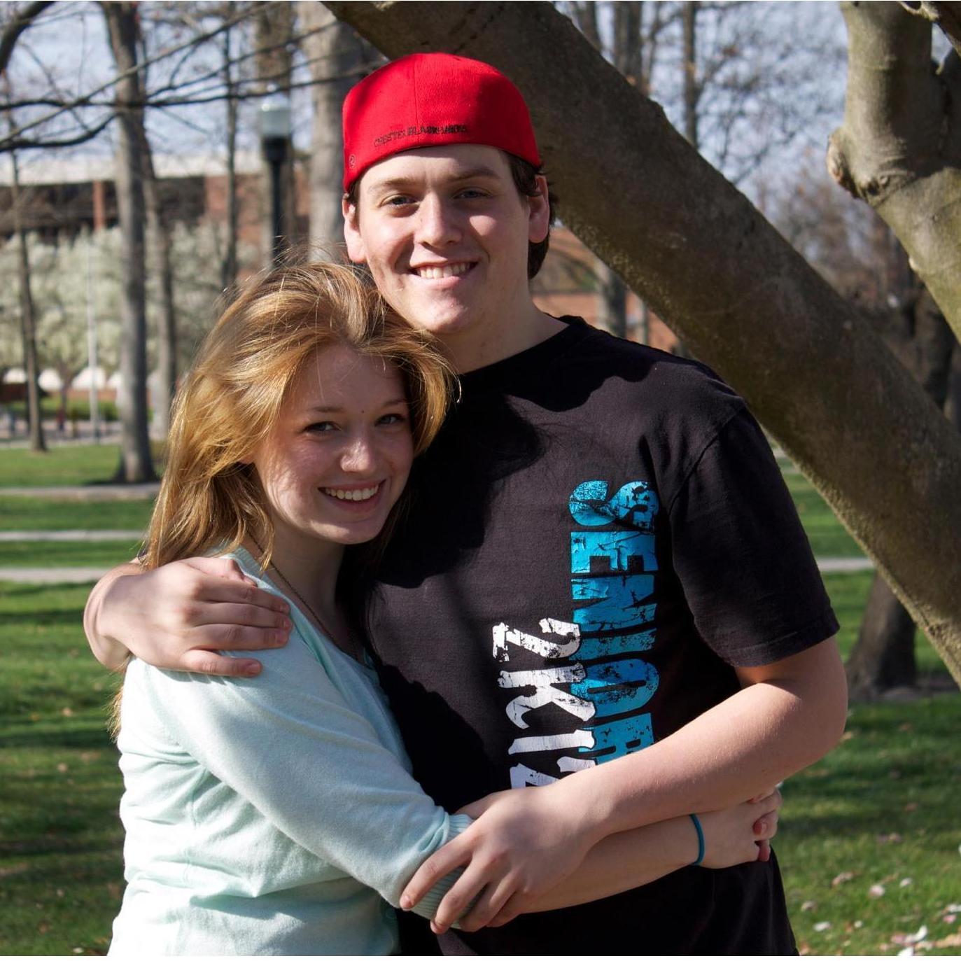This was a fun photo from our second semester of freshman year.