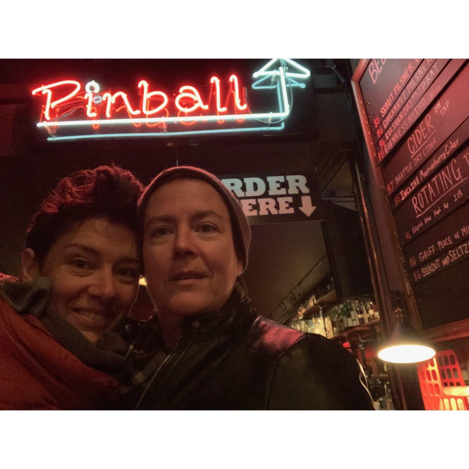 This is where we first met in 2017 - The Racket. Sometimes we go back to relive the moment.