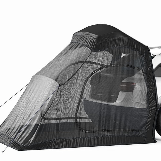Camp Toad Universal SUV 6’x6’+ Tent for hatchback, rear door, & tailgate; compatible with Hatchbacks, SUVs, Trucks, & Vans; Screen tent with rainfly for camping, tailgating, picnics and more