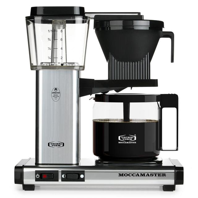 Technivorm Moccamaster KBG 59616 Coffee Brewer, 40 oz, Polished Silver