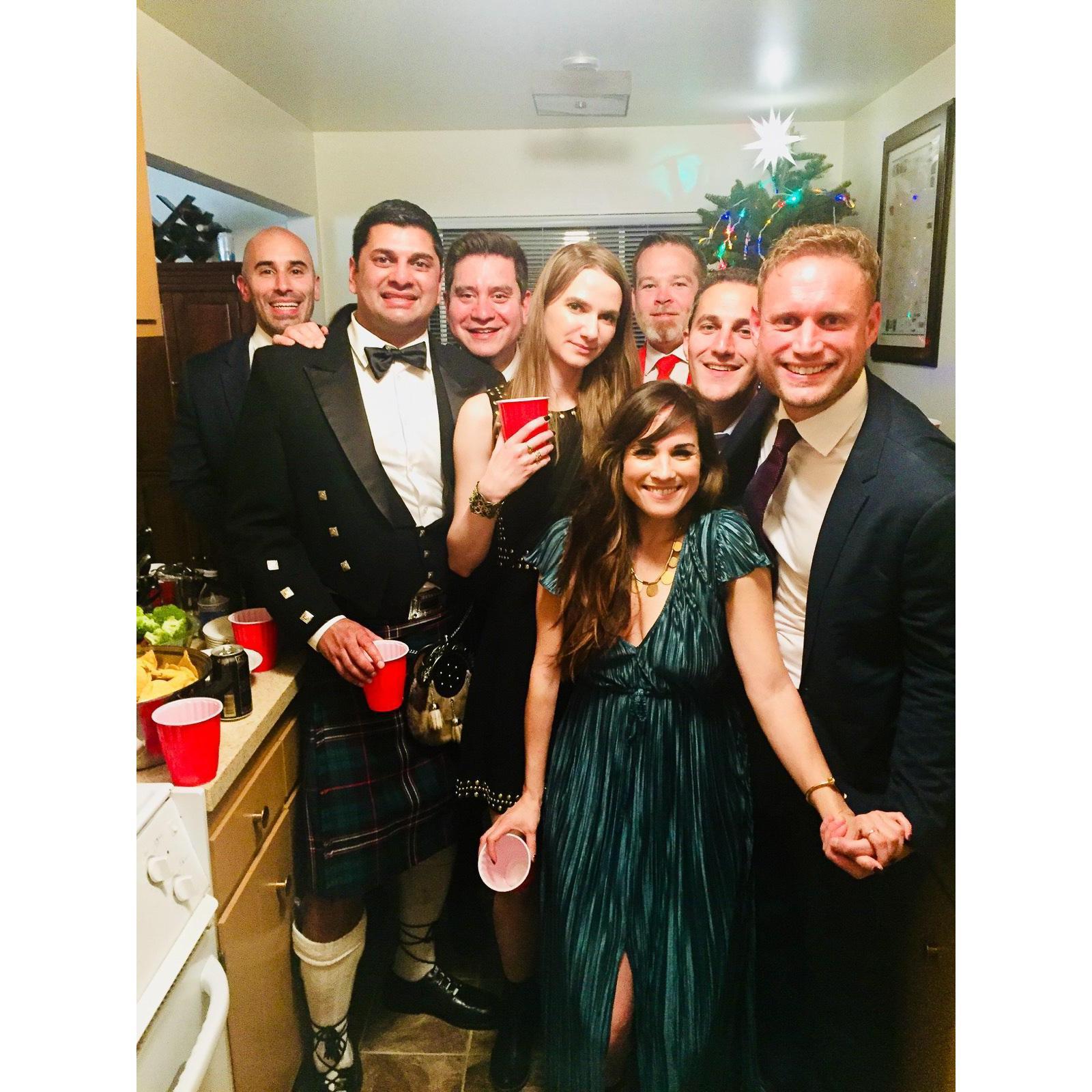 Our first (and only) Guardsman Tree Lot Holiday party on Super Saturday: the day we attended four different holiday parties in December 2018.