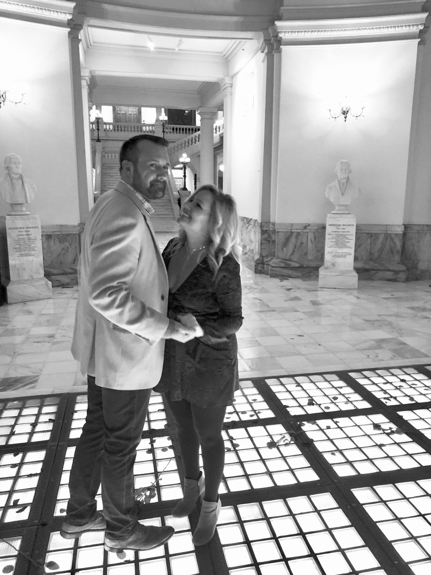 Moments after I said YES!