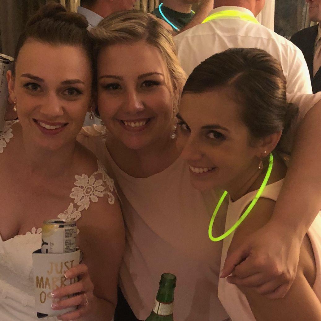Me, Liz & Kristy at Liz's wedding