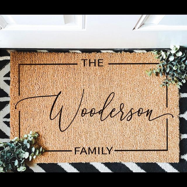 Housewarming Gift | Wedding Gift | Custom Doormat | Personalized Door Mat | Closing Gift | Welcome Mat | Front Door Decor | Christmas Gifts