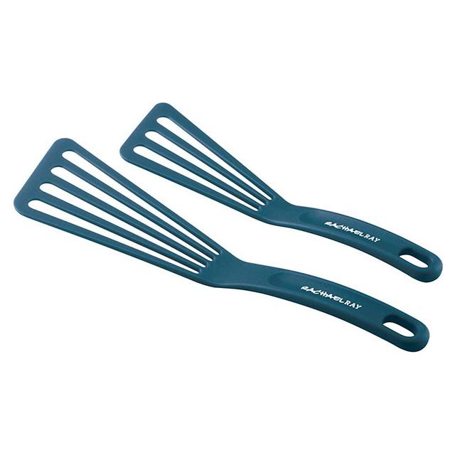 Rachael Ray Tools & Gadgets 2-Piece Nylon Turner Set, Marine Blue