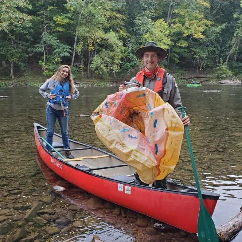 Fall of 2020 working together at Raystown Lake