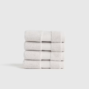 Turkish Ultra Plush Washcloth (Set of 4) - Silver