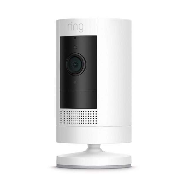 Ring Stick Up Cam with Battery in White