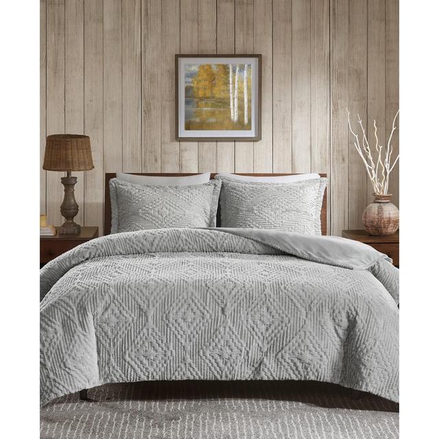 Woolrich Teton 3-Pc. Reversible Faux-Fur King/California King Coverlet Set
