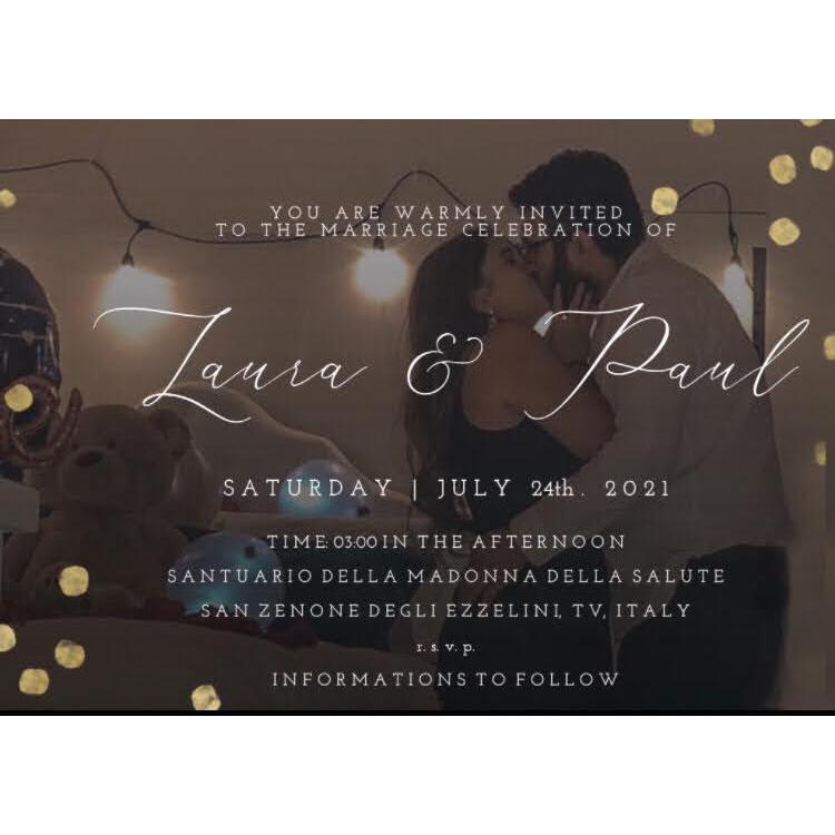 Our Wedding Invitation🤍

L'invito al nostro matrimonio🤍