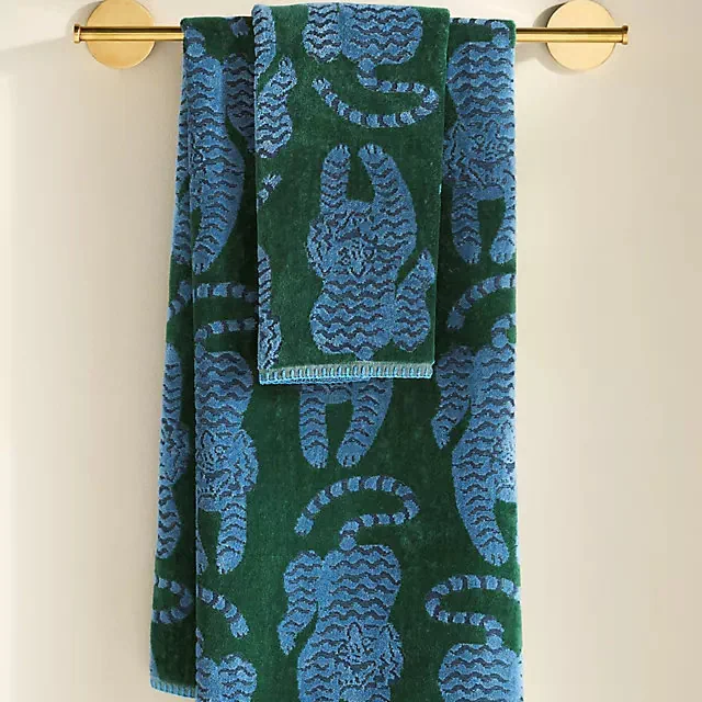 Isa Tiger Cotton Towel Collection