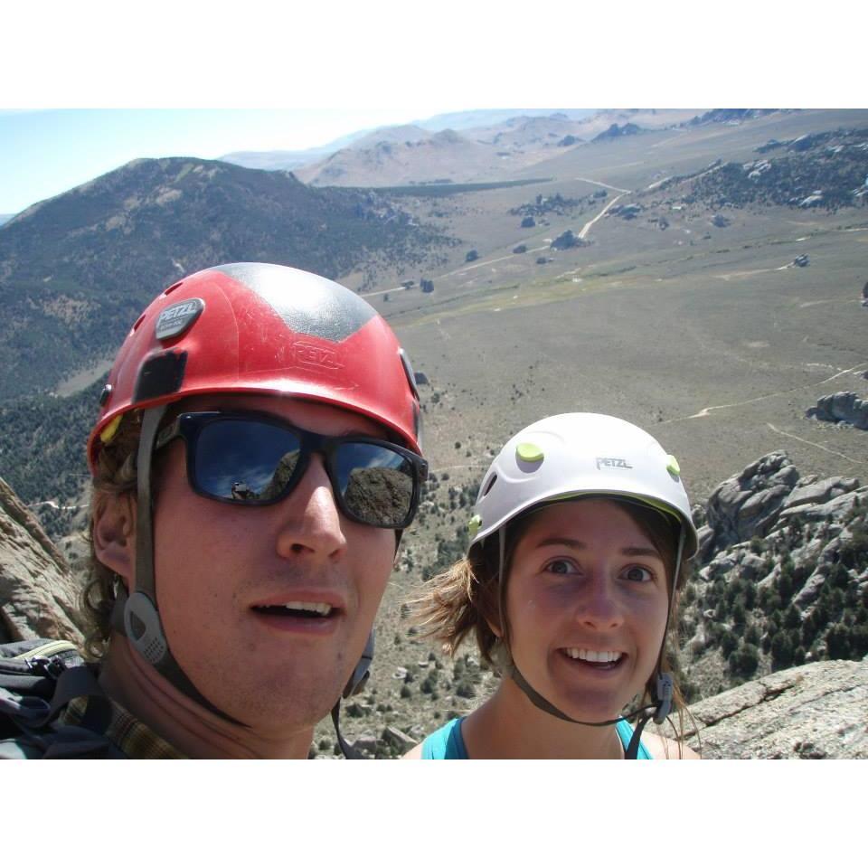Lookin' a lil wild on a climb in the City of Rocks, Idaho
