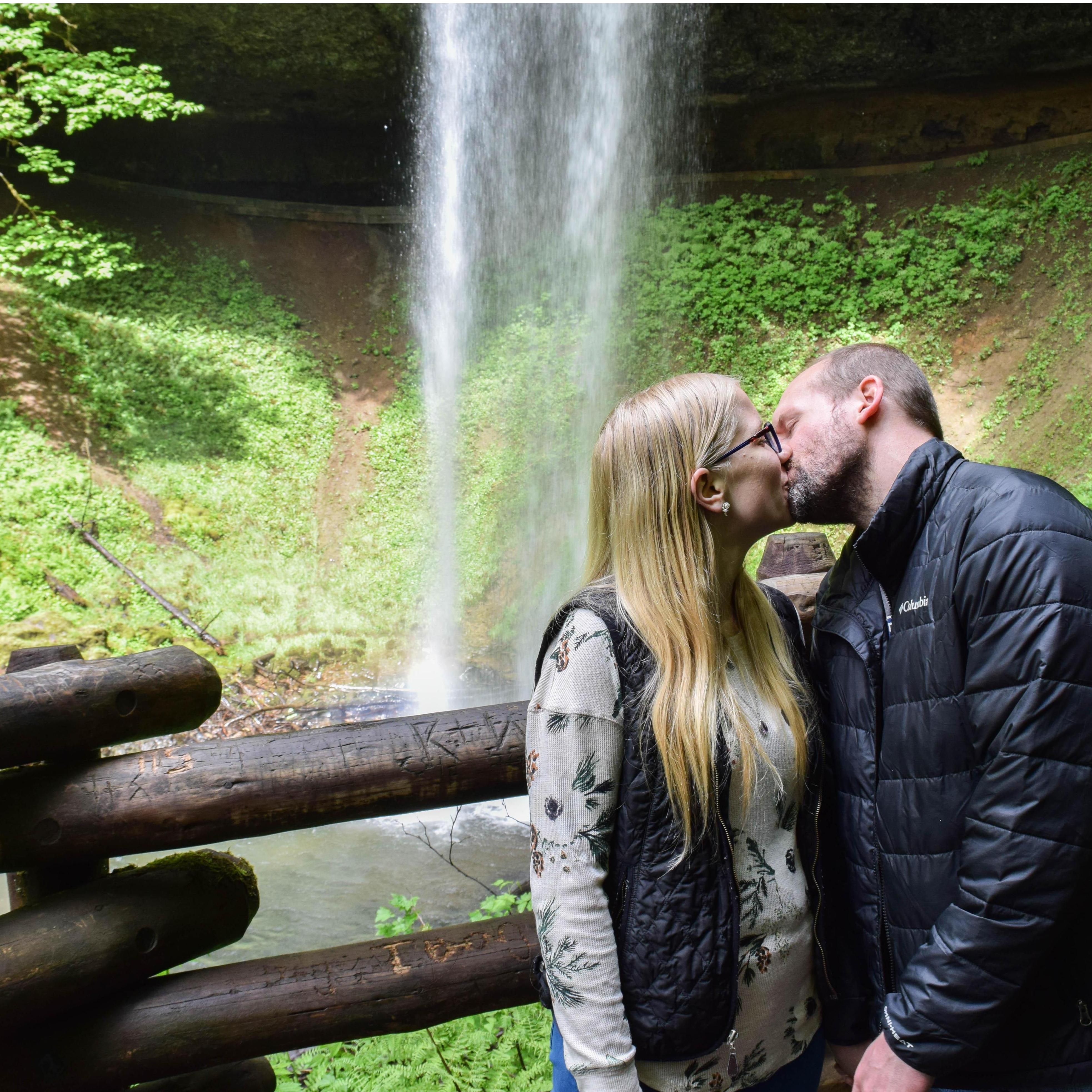Same place we took the family photo about a year before.