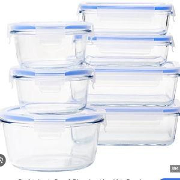 Glass Storage Container Set