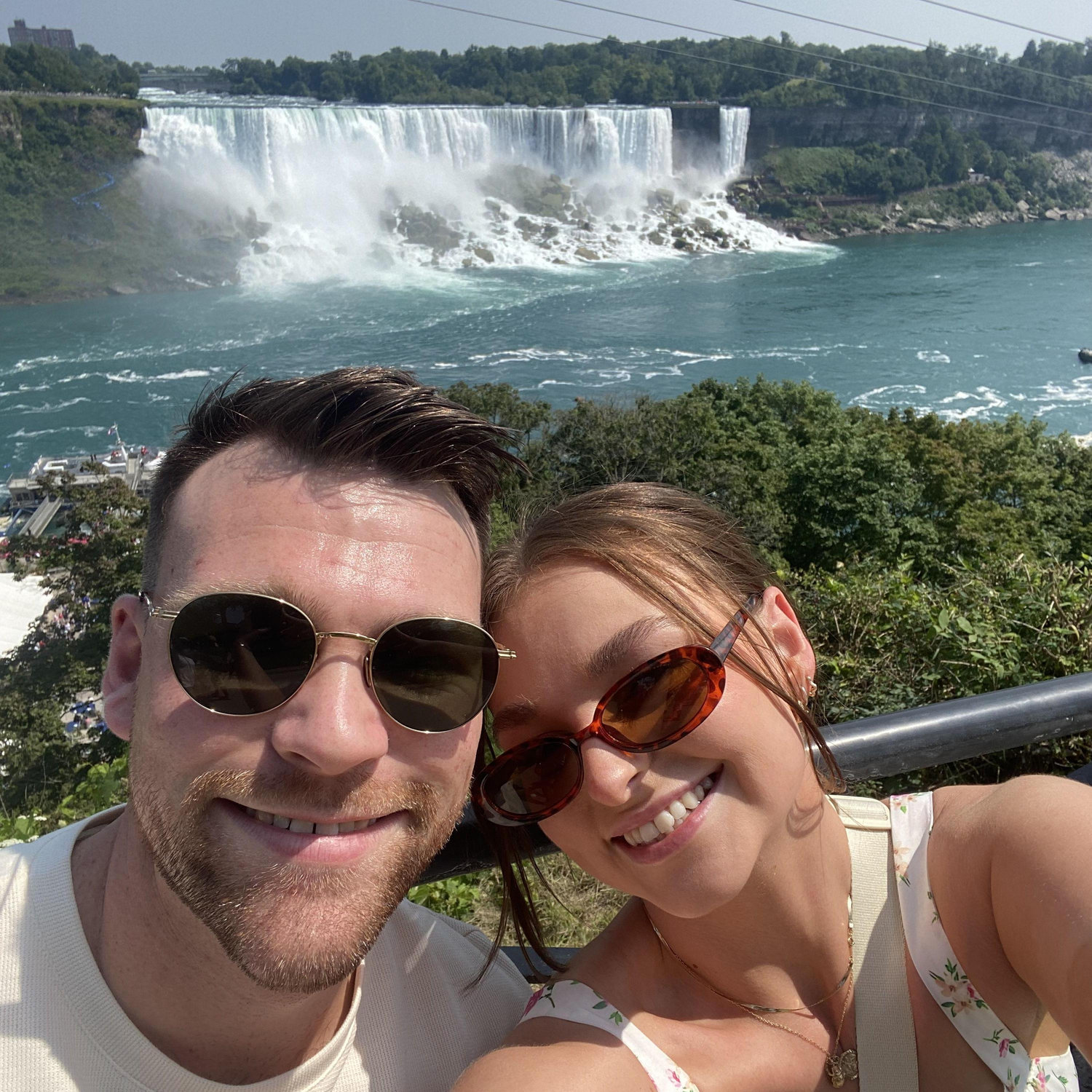 August 2023 - Sightseeing in Canada at Niagara Falls, days before Ollie & Kyela's beautifyl wedding.