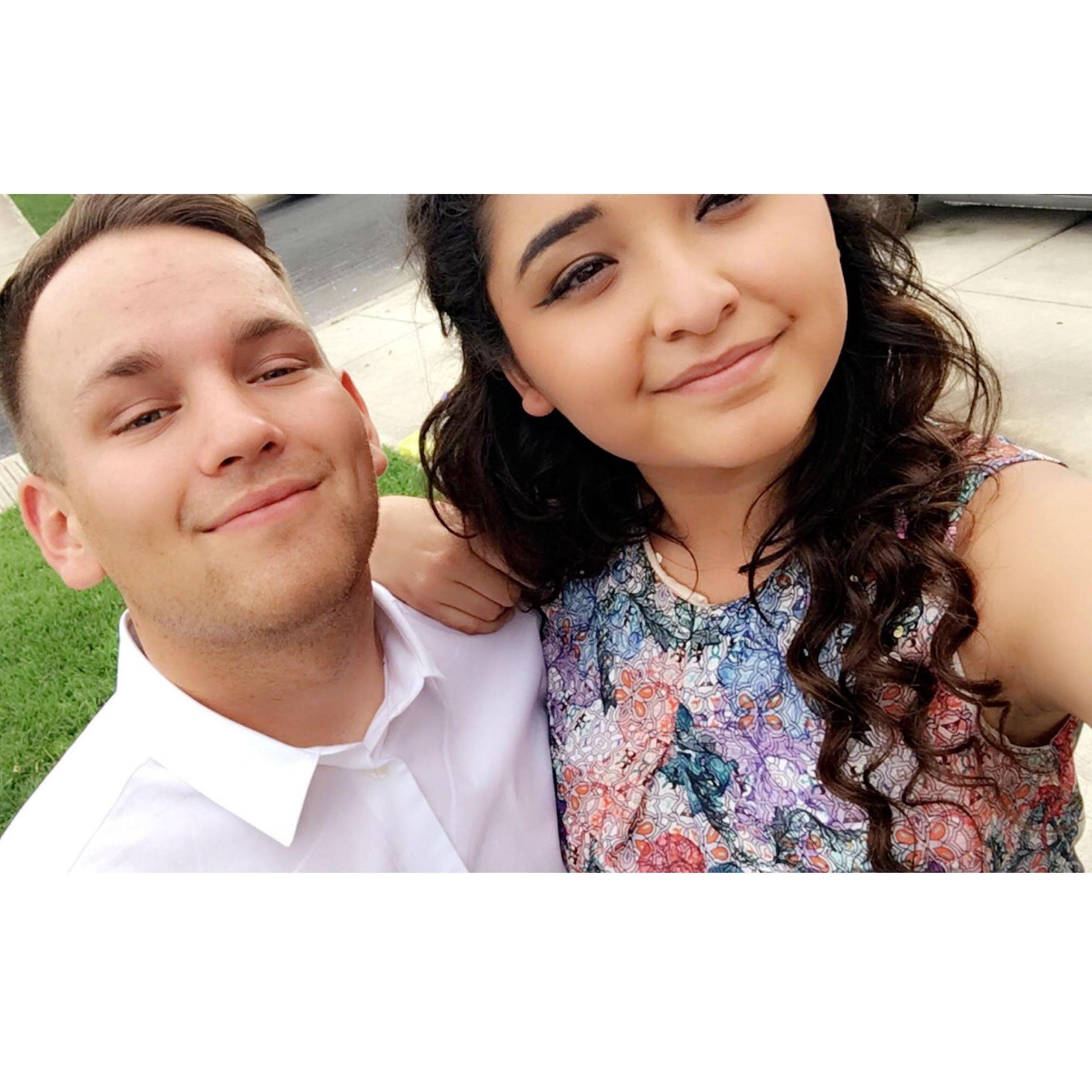 Our first Easter together where I met some of his extended family!