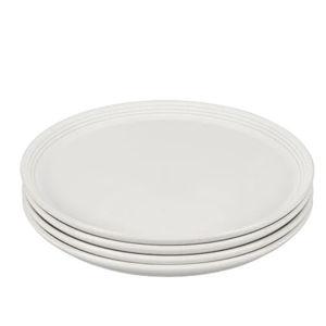 Le Creuset White San Francisco Salad Plates (Set of 4)