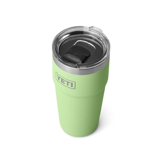 YETI Rambler 20 oz Stackable Tumbler, Stainless Steel, Vacuum Insulated with MagSlider Lid, Key Lime