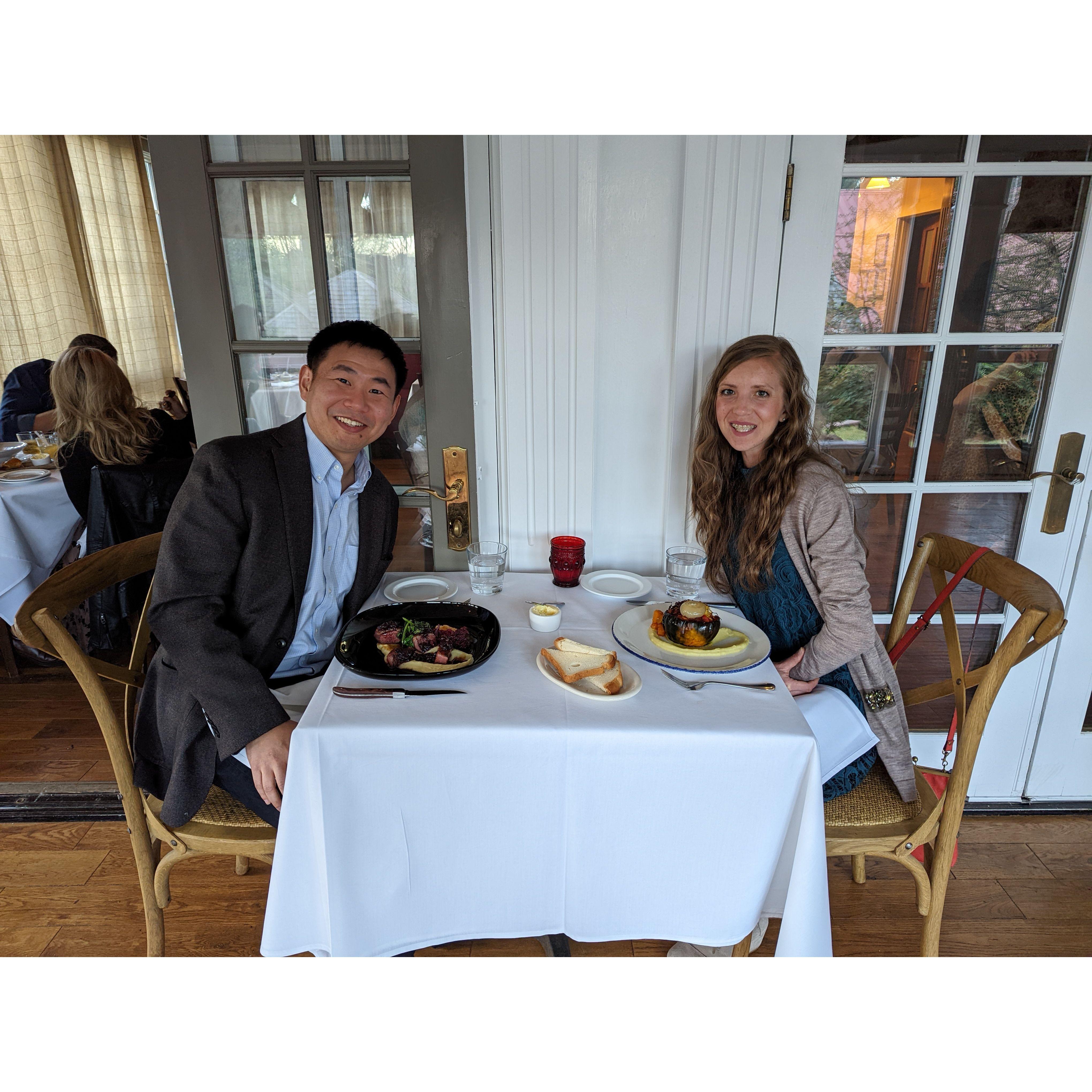 Our first official date after "defining the relationship".