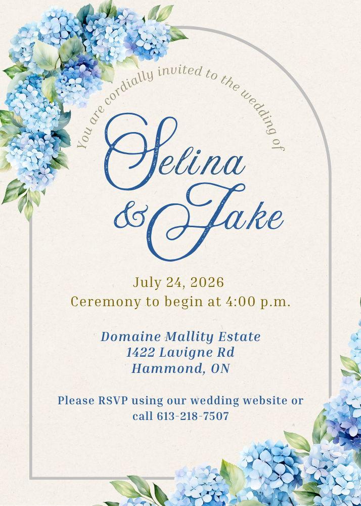 The Wedding Website of Selina Rattani and Jake Braden