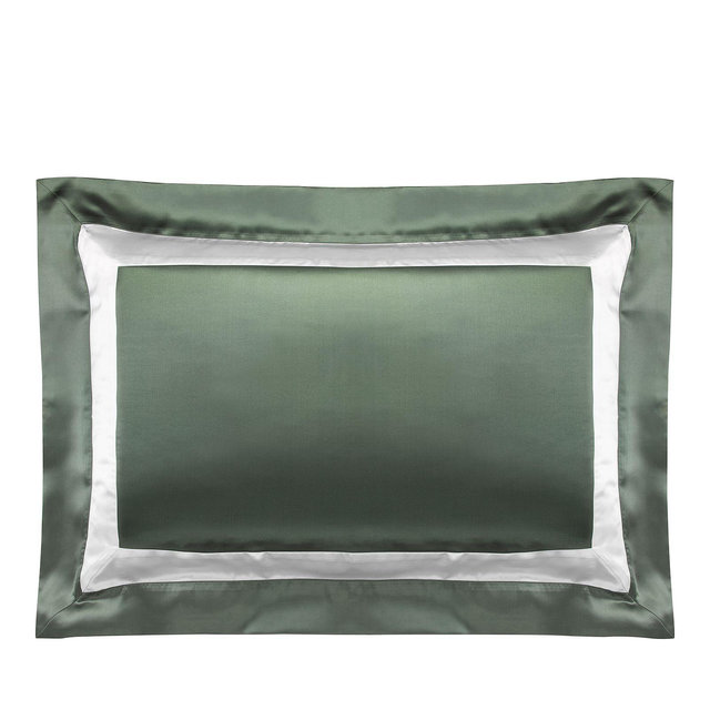 Gingerlily Ashdown Oxford Silk Pillowcase, Standard