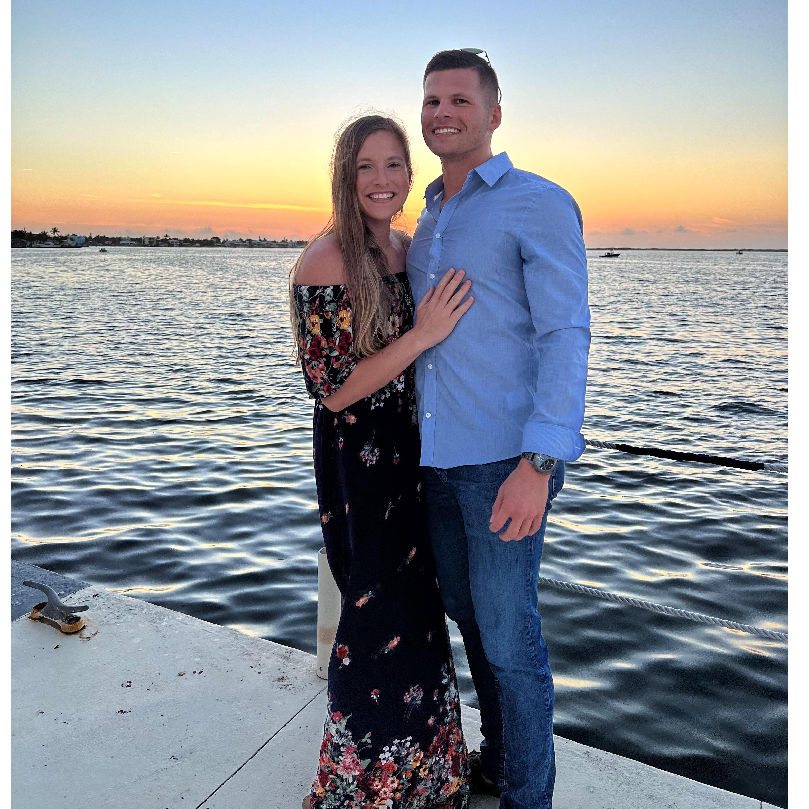 This is a photo from the Howes vacation to Florida in December of 2021.