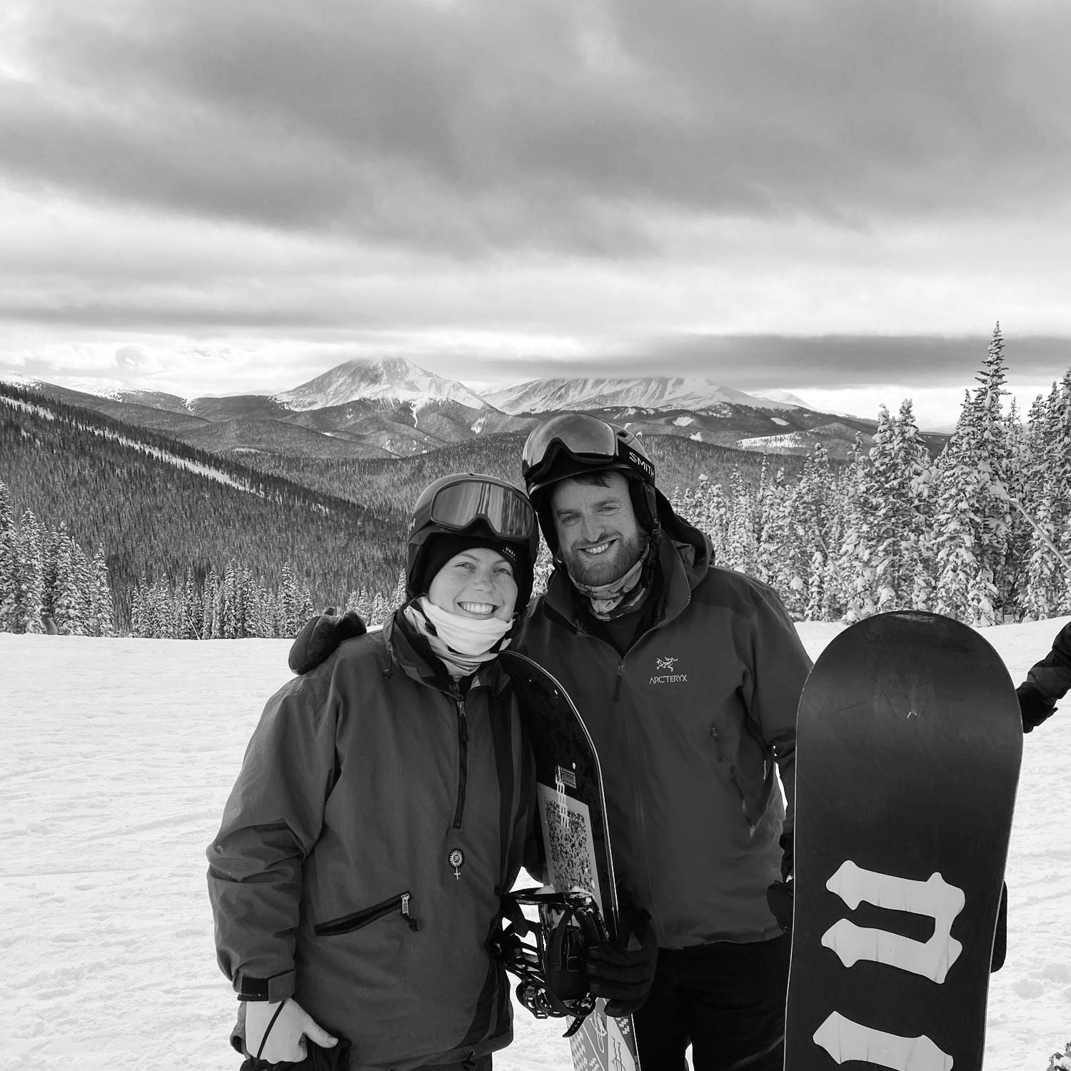 Snowboarding in Colorado. One of Chris and Peyton's favorite activities to do together.