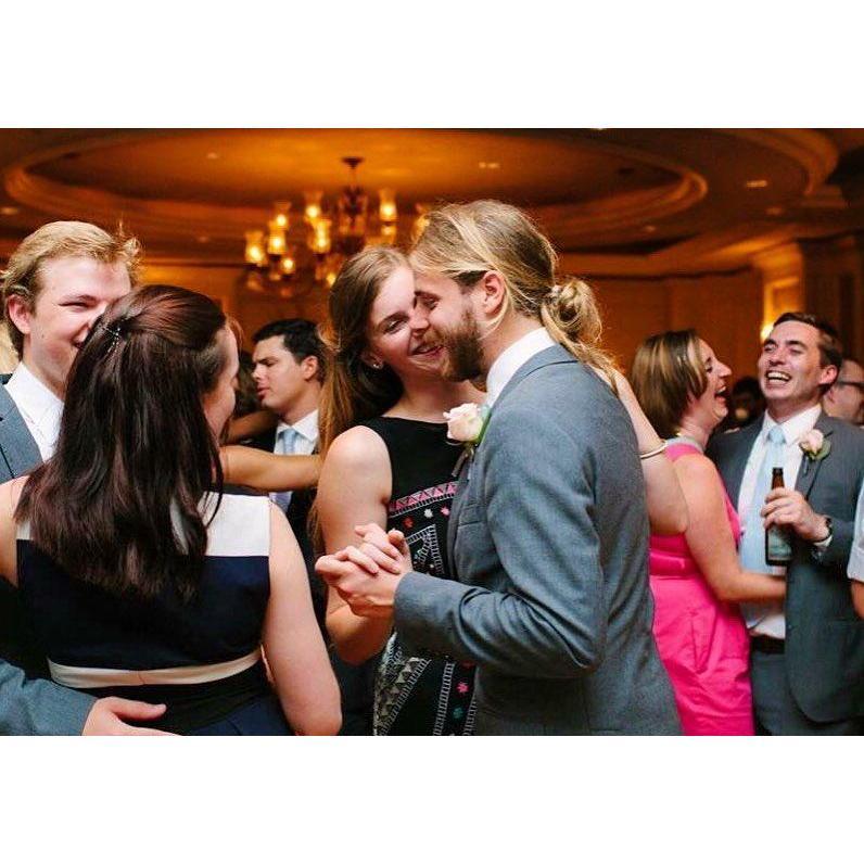 Dancing at Jon's best man Jack Muren's wedding shortly after starting dating