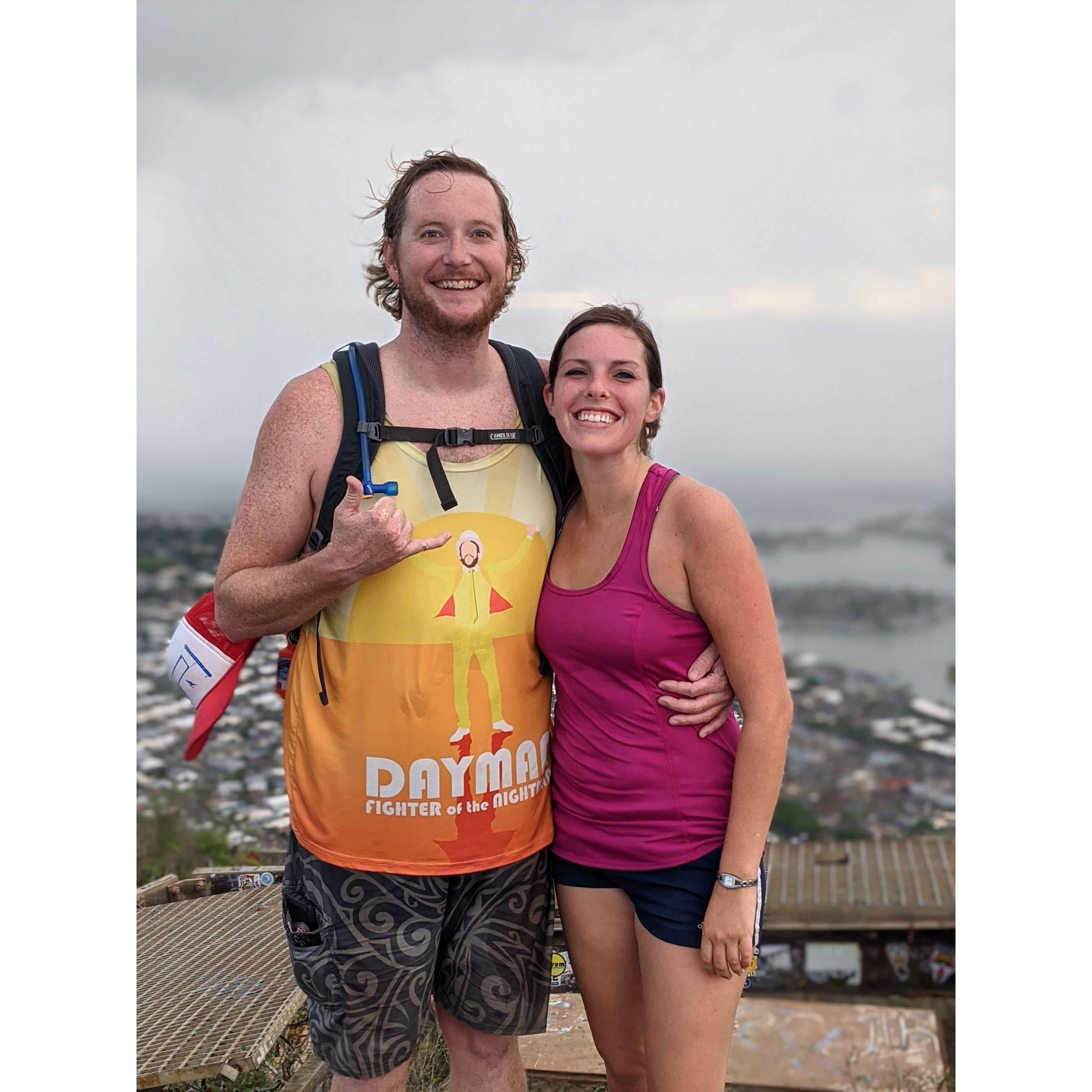 Hawaii, top of the Koko Crater