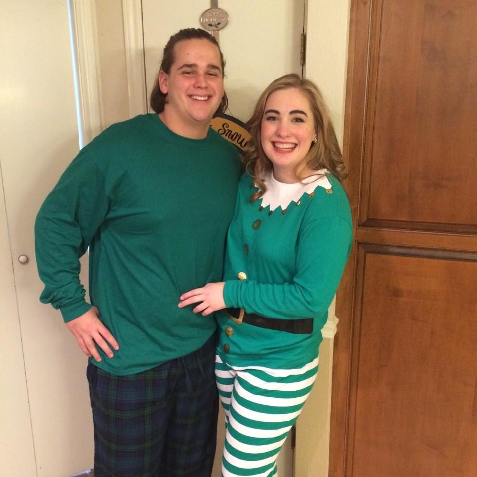 Alissa's First Christmas celebrating the Zielinksi's annual Christmas Pj's