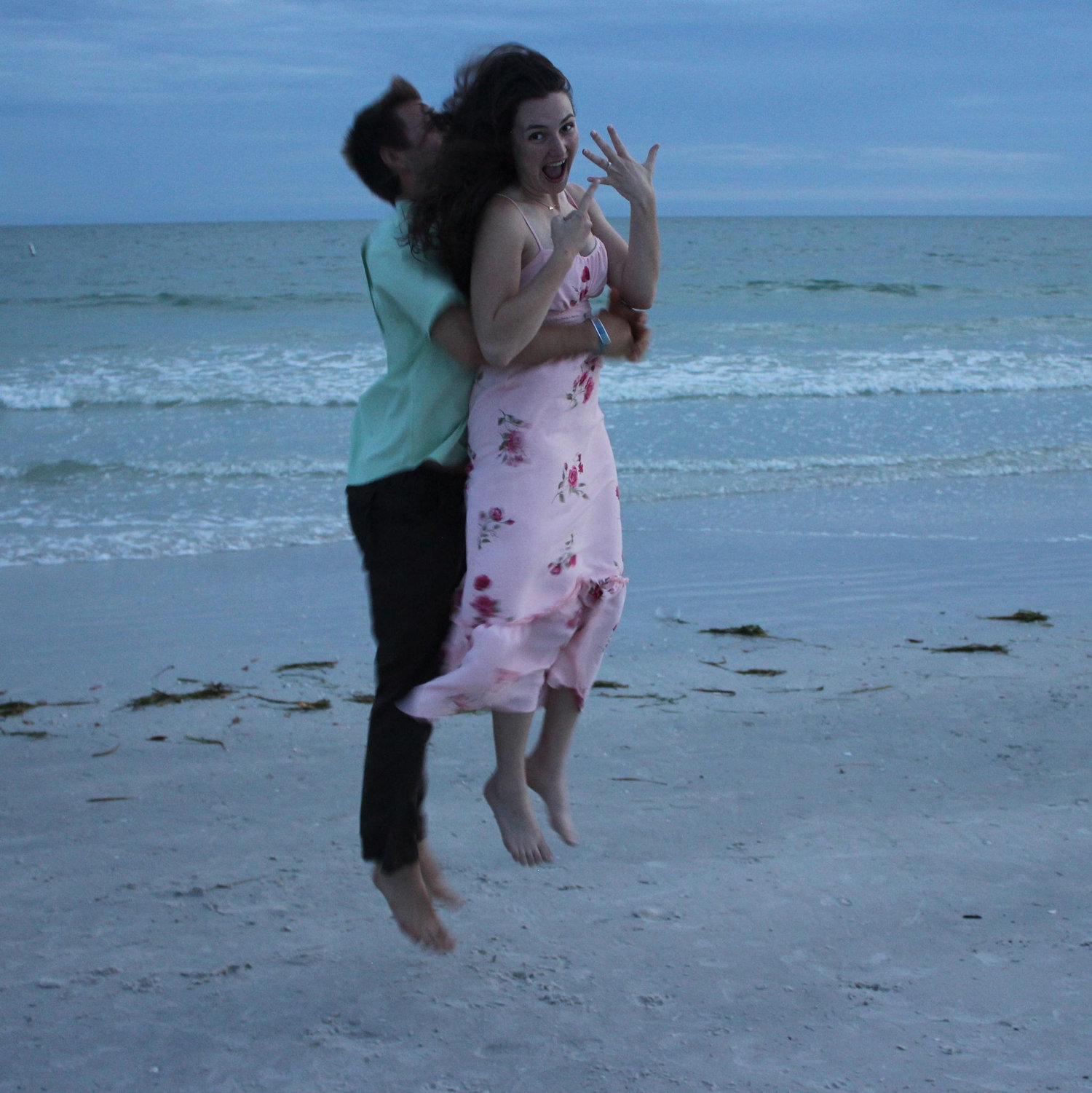 Jumping for joy!