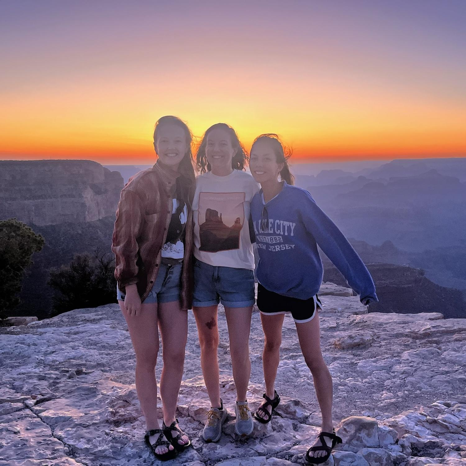 Above the Grand Canyon (Brook (Bridesmaid) and Eliza (Maid of Honor)