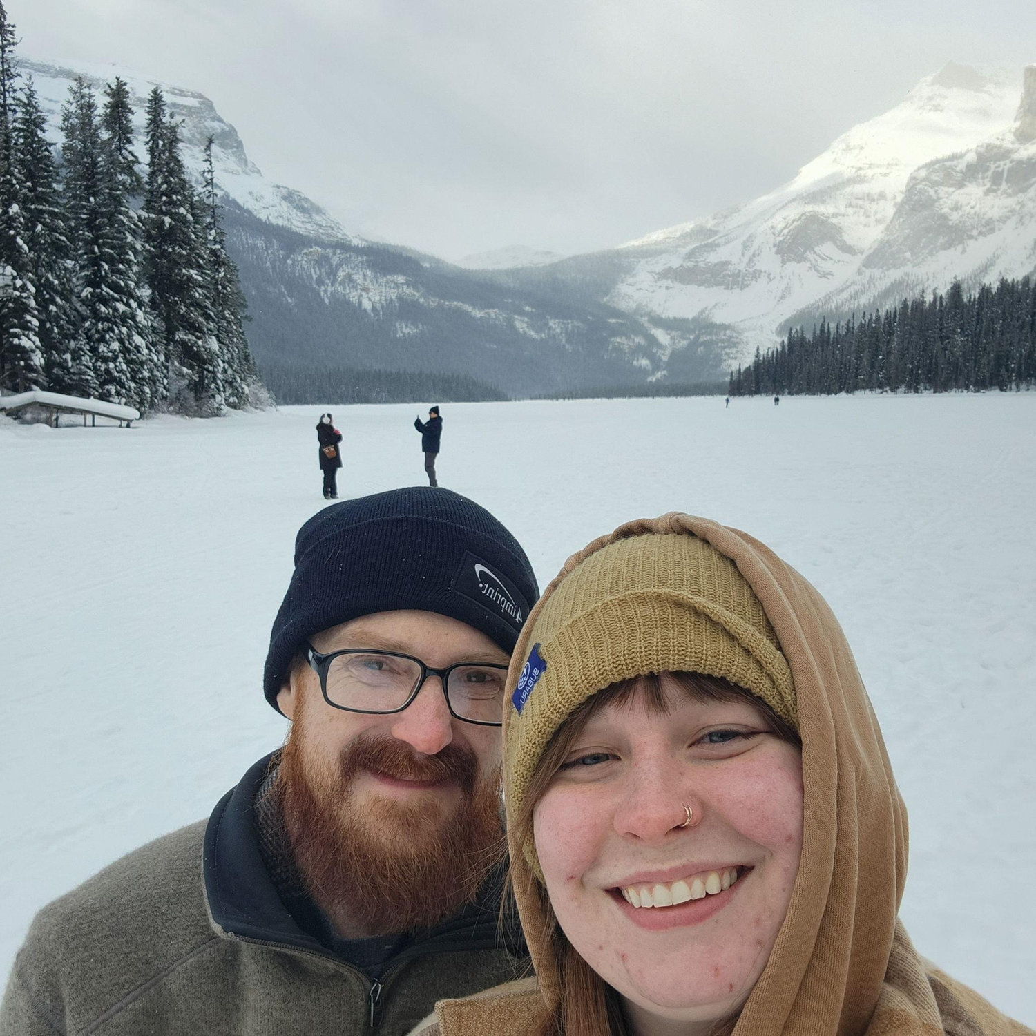 Canada but it's winter and we're both freezing
