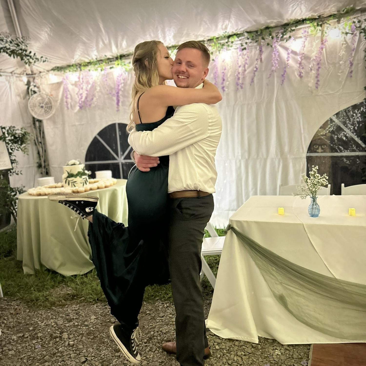 We celebrated the marriage of our friends