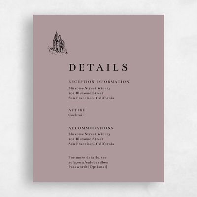 Lavender, Purple Wedding Enclosure - Rue